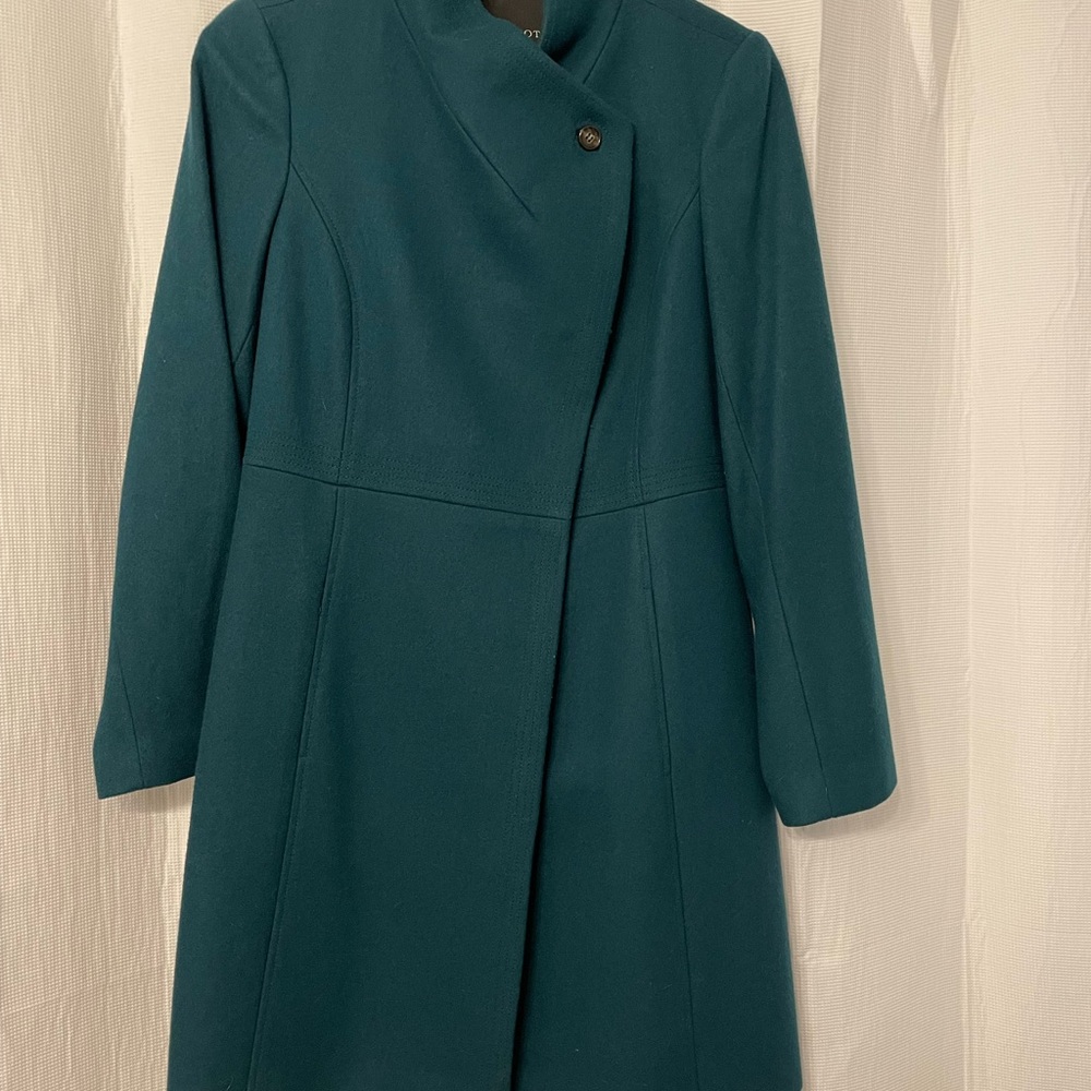 Talbots Green Women's Winter Dress Coat 10